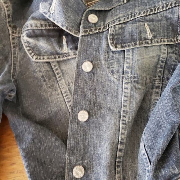 Vintage Jou Jou Jean Jacket Size Large Made in the USA - Picture 6 of 8